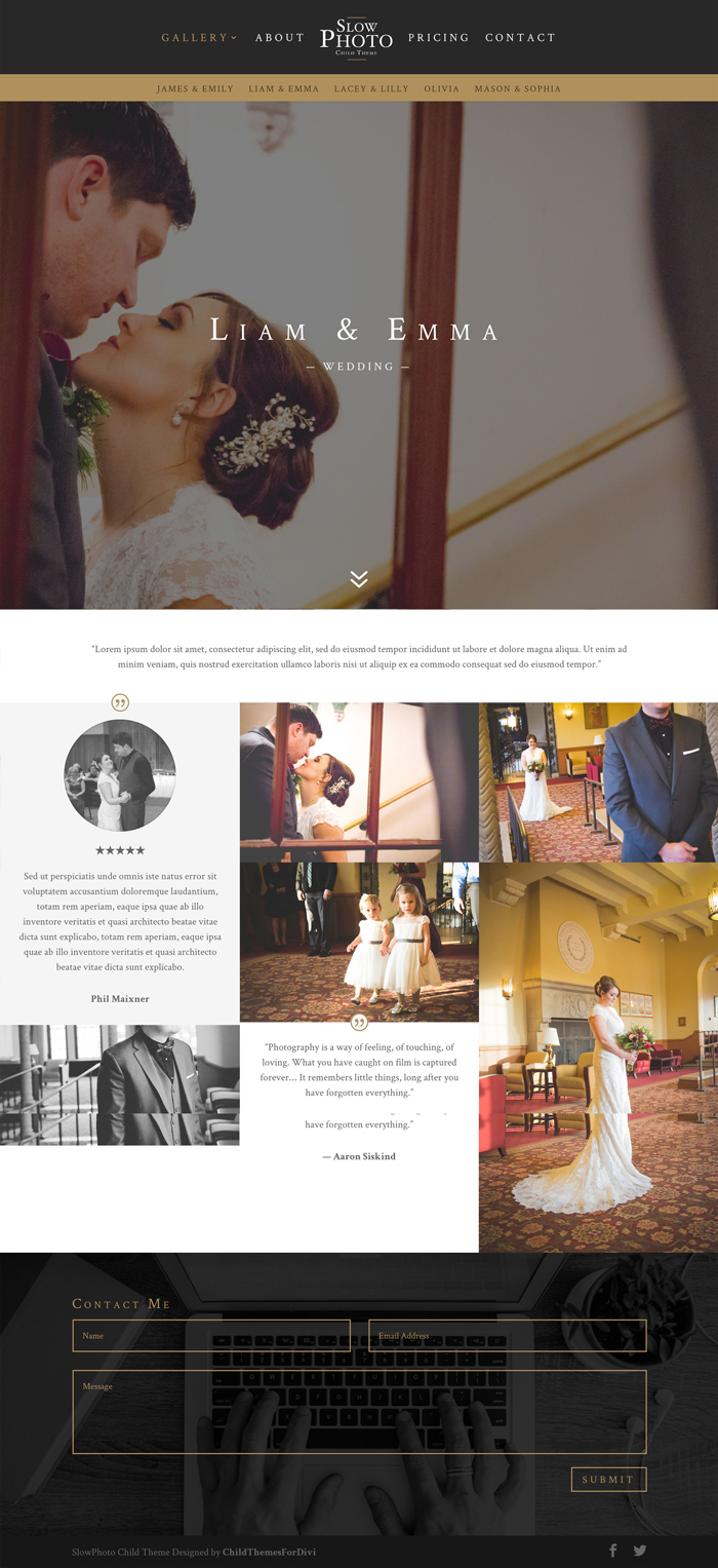 Gallery page