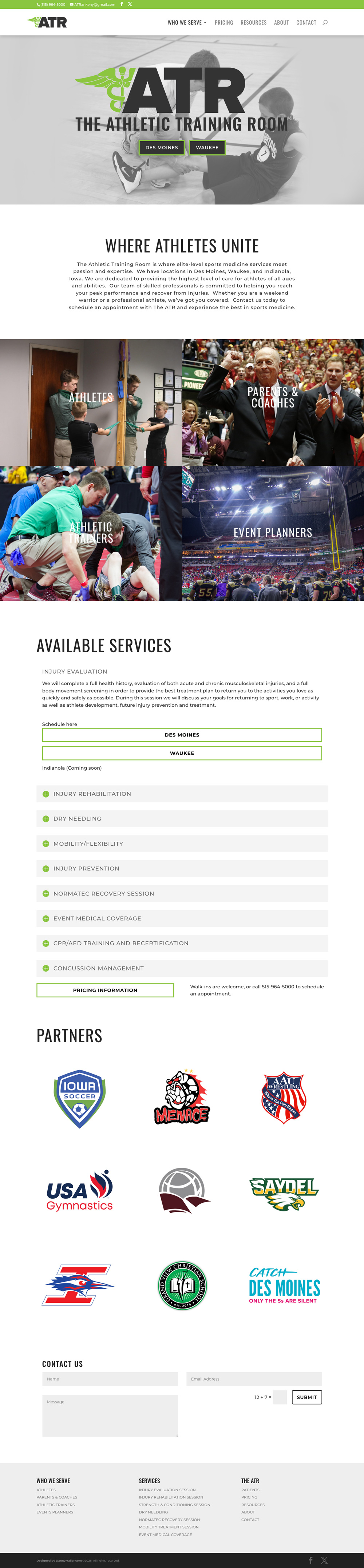 Home page